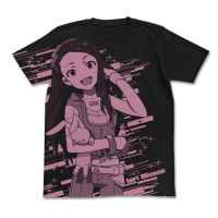 Minase Iori All Print T-Shirt (Black)
