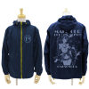 Sonoda Umi Hooded Windbreaker (Navy Ã— Yellow)