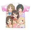 Idolmaster Cinderella Girls Full Graphic T-Shirt Cute.ver (White)