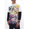 Hoshii Miki Full Graphic T-Shirt (White)