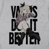 Mina Tepes School Uniform T-Shirt (Mixed Gray)