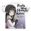 Akemi Homura Full Graphic T-Shirt (White)