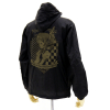 Tomoe Mami Hooded Windbreaker (Black x White)