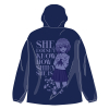 Matsumae Ohana Hooded Windbreaker Navy