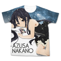 Nakano Azusa Full Graphic T-shirt (White)