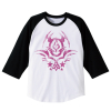 Joe Raglan T-shirt (White & Black)