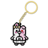 Monomi Pixel Rubber Key Ring 