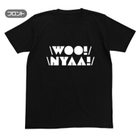 Woo!Nyaa! T-shirt (Black)