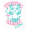  Pandaneko T-shirt for Children (White)