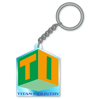 Titan Industry Rubber Key Ring