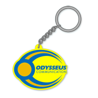 Odysseus Communication Rubber Key Ring 