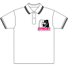 Monokuma Polo-shirt (White/Black/Black)