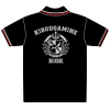 Kibogamine Gakuen Polo-shirt (Black/Red/White)