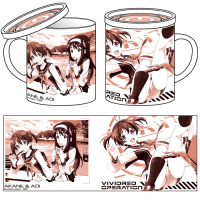 Akane & Aoi Mug Cup with Lid