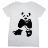 Panda-kun Girls Cutsew (White) 