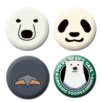 Shirokuma Cafe Can Badge Set A 