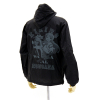 Kousaka Kirino Graphic Hooded Windbreaker (Black x White)