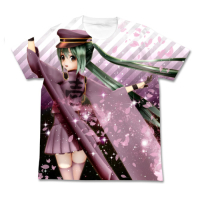 Miku Senbonzakura Full Graphic T-shirt (White)