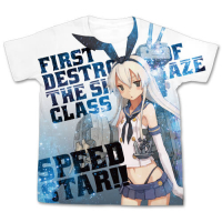 Shimakaze Full Graphic T-Shirt (White)