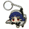 Maid CafÃ© Uniform Kuroneko Pinched Key Ring