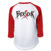 Berserk Raglan T-shirt (White x Red)