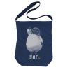 Machiko-yan Shoulder Tote Bag (Navy)