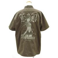Asuna Embroidery Work Shirt Sepia Tone ver. (Khaki)