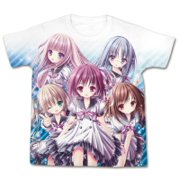Ro-Kyu-Bu! SS Full Graphic T-Shirt (White)