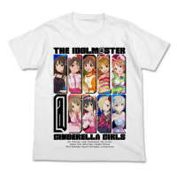 The Idolm@ster Cinderella Girls Full Color T-Shirt A (White)