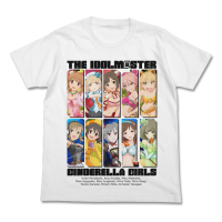 The Idolm@ster Cinderella Girls Full Color T-Shirt B (White)