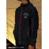 Kiso Kai Ni Hooded Windbreaker (Black x Red)