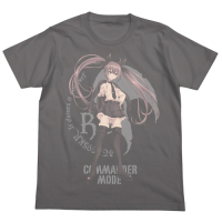 Itsuka Kotori Commander Mode T-Shirt (Medium Gray)