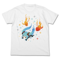 Hatsune Miku Puchi ver. Goldfish T-Shirt (White)