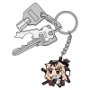 Yuudachi Kai Ni Tsumamare Key Ring