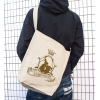 Rabbit House Shoulder Tote Bag (Natural)