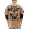 Rebel Against the Gods Work Shirt (Beige)