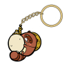 Shiragaki Tanuki Mode Pinched Keychain