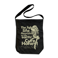 Cure Honey Shoulder Tote Bag (Black)