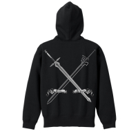 The Black Swordsman Zip Parka (Black)