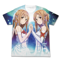 Dual Asuna Full Graphic T-Shirt (White)