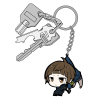 Tsunemori Akane Pinched Keychain Raid Jacket Ver.