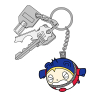 Teddy Pinched Keychain