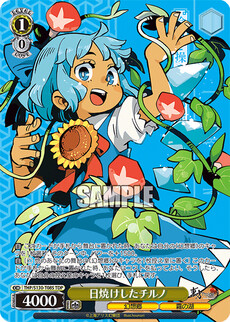 日焼けしたチルノ