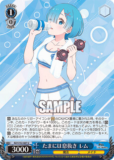 たまには息抜き レム