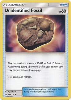 Unidentified Fossil