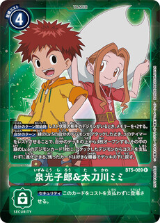 泉光子郎&太刀川ミミ