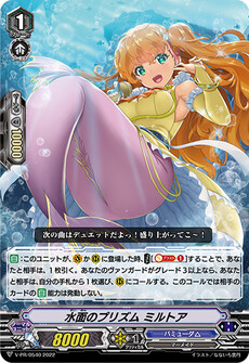 水面のプリズム ミルトア